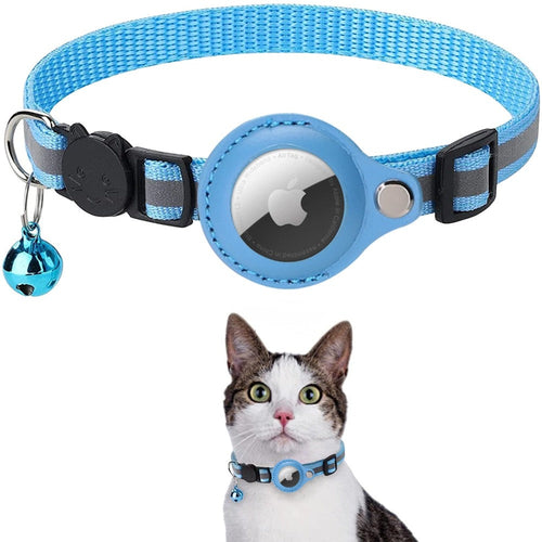 Reflective Airtag Case Collar for Cats and Dogs Yellow Pandora