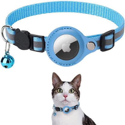 Reflective Airtag Case Collar for Cats and Dogs Yellow Pandora