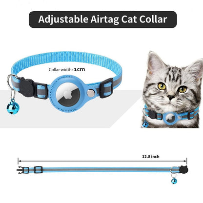 Reflective Airtag Case Collar for Cats and Dogs Yellow Pandora