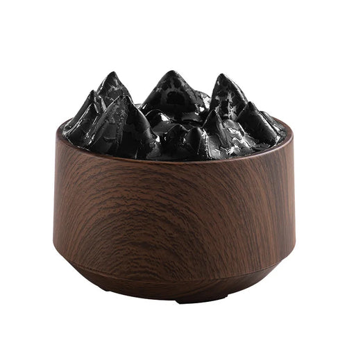 New Volcanic Crack Aromatherapy Wood Grain Humidifier Home Office Maroon Asteria