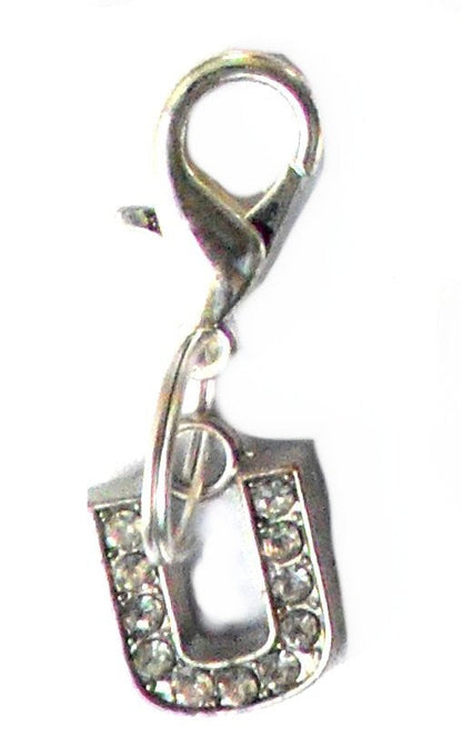 A-Z Crystal Letter Pet Charms Salmon Oscar