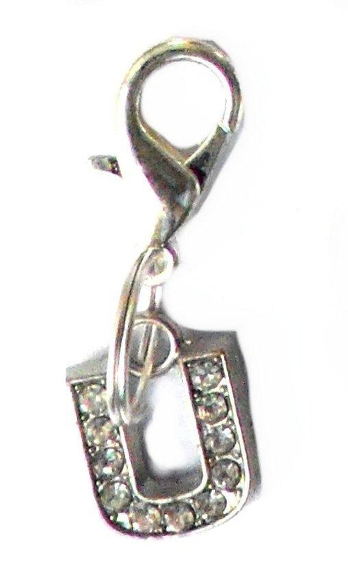 A-Z Crystal Letter Pet Charms Salmon Oscar
