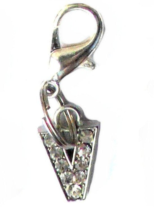 A-Z Crystal Letter Pet Charms Salmon Oscar