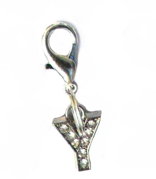 A-Z Crystal Letter Pet Charms Salmon Oscar