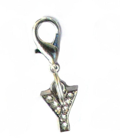A-Z Crystal Letter Pet Charms Salmon Oscar