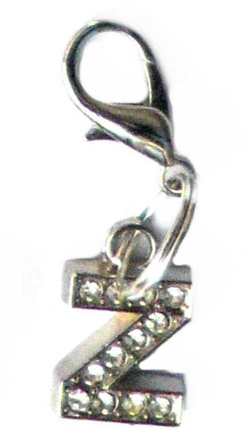 A-Z Crystal Letter Pet Charms Salmon Oscar