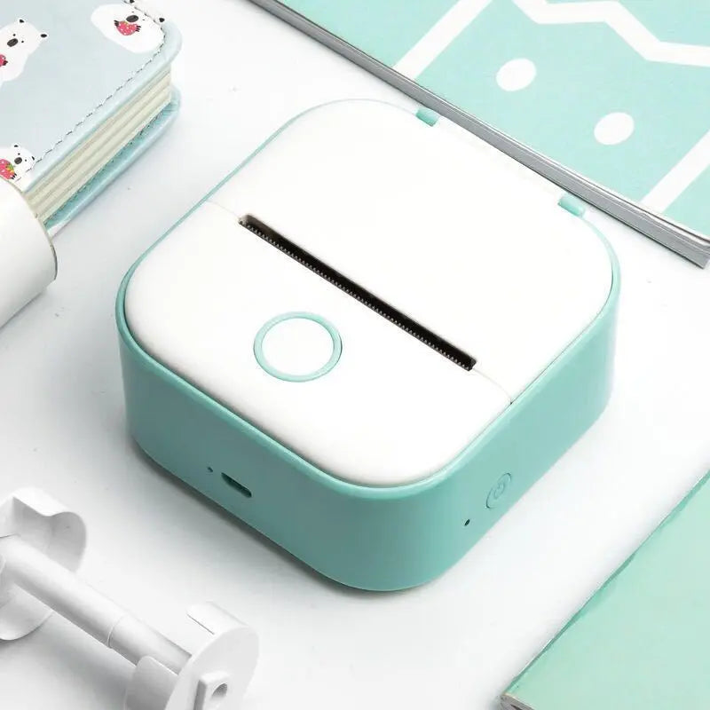 Portable Mini Thermal Label Printer Home Photo Printer Student Wrong Question Printer Bluetooth-compatible Mini Label Printer Price Tag AliExpress