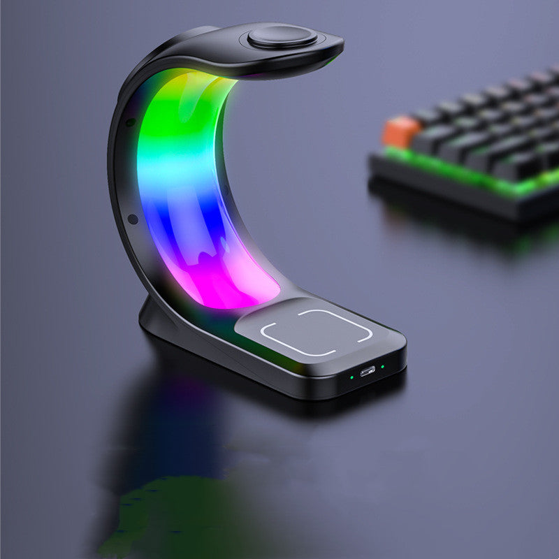 4 In 1 Magnetic Wireless Charger Fast Charging For Smart Phone Crimson Medea
