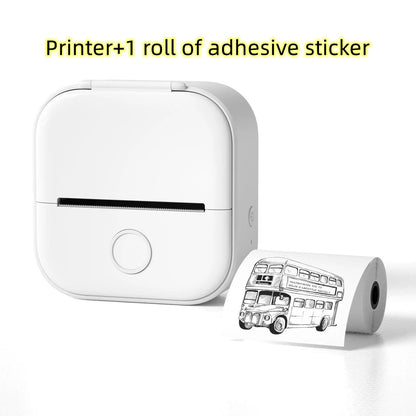 Portable Mini Thermal Label Printer Home Photo Printer Student Wrong Question Printer Bluetooth-compatible Mini Label Printer Price Tag AliExpress