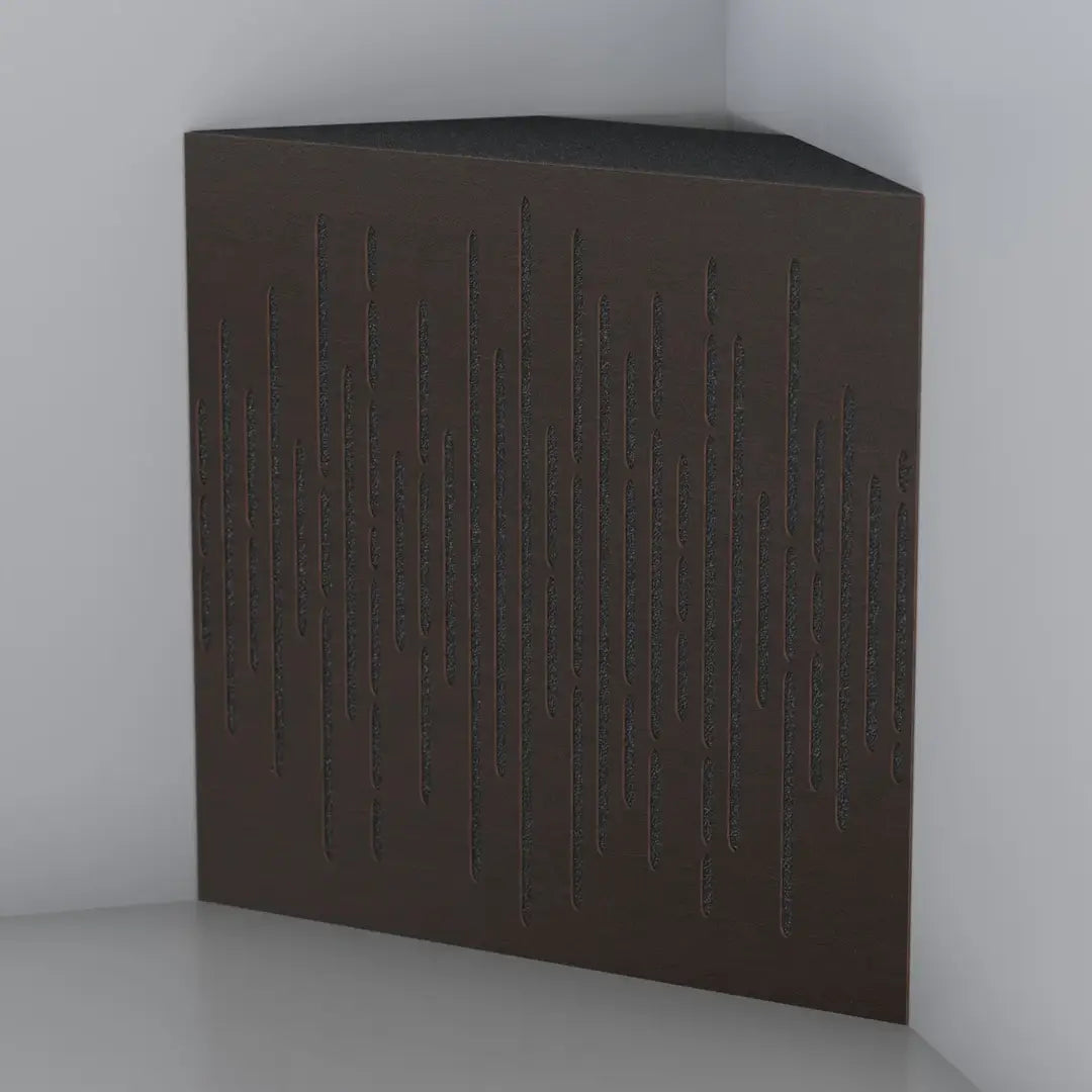 Sound Corner Acoustic Bass Trap "Wave" | Studio Treatment Red Rosemary