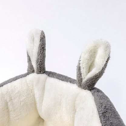 Fast Shipping BUNNY EAR DESIGN PET BED Teal Zeus