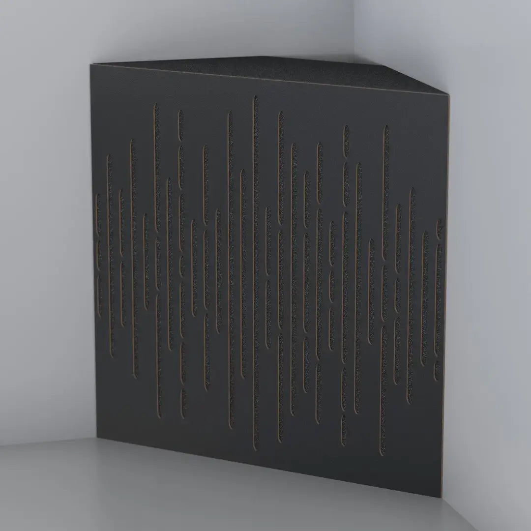 Sound Corner Acoustic Bass Trap "Wave" | Studio Treatment Red Rosemary