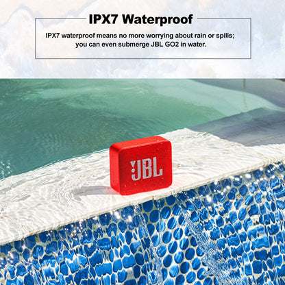 JBL GO 2 Wireless Bluetooth Speaker IPX7 Waterproof With Mic Teal Simba