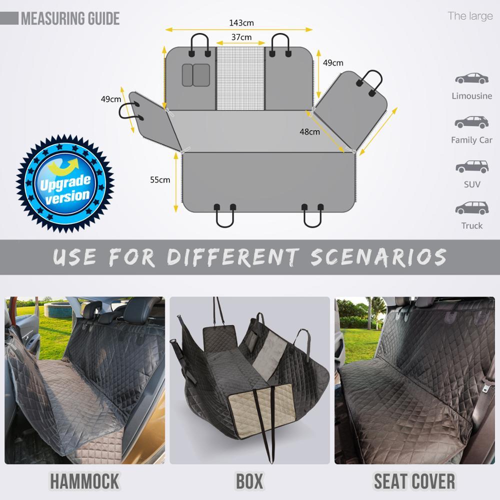Waterproof Pet Car Seat Covers Yellow Pandora