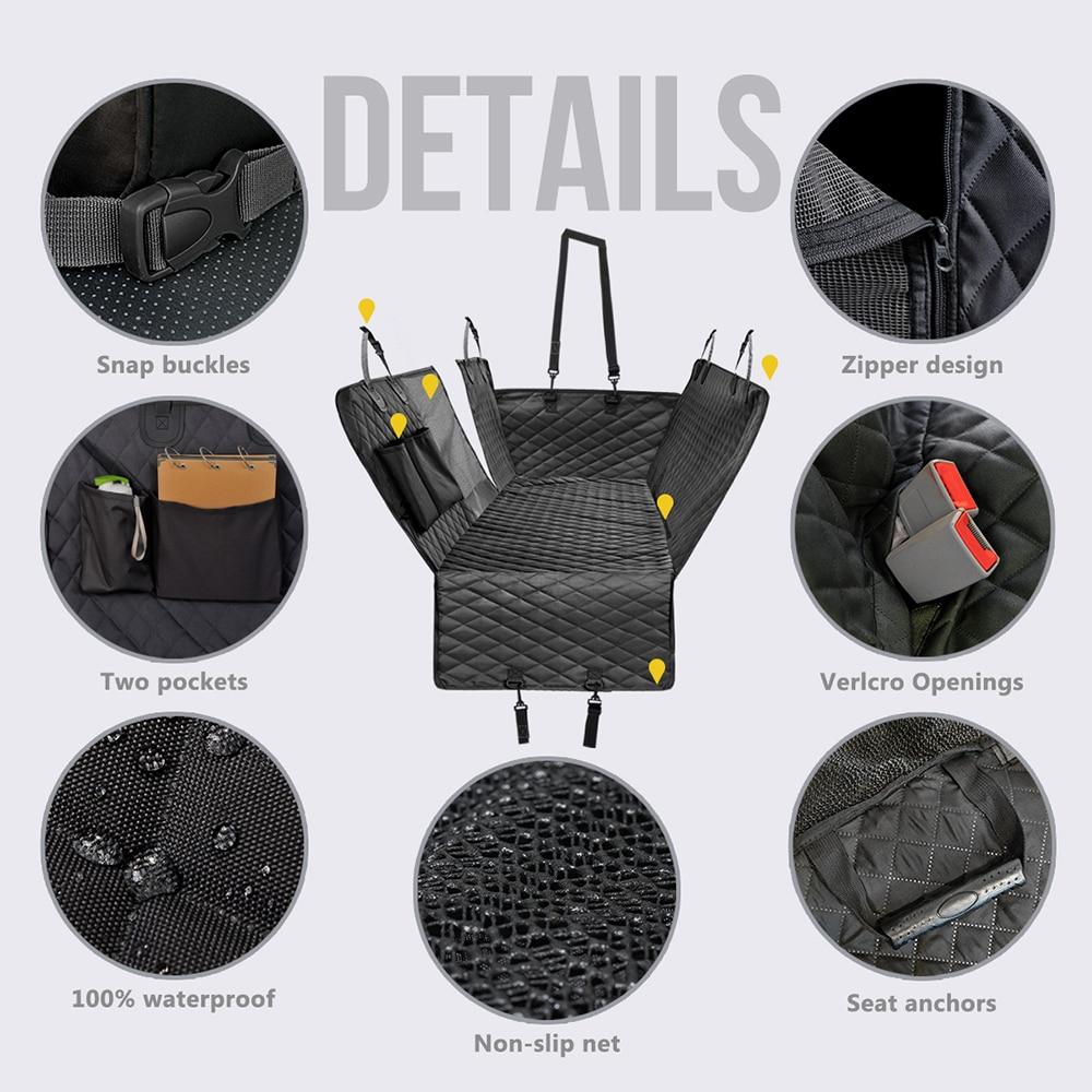 Waterproof Pet Car Seat Covers Yellow Pandora