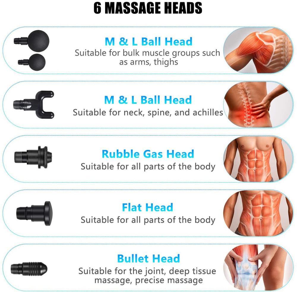 30 Speeds Premium 6 Heads  Handheld Massager Yellow Pandora